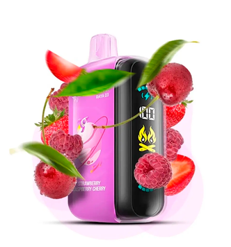 Одноразка ЕльБар Raya D3 25000 Strawberry Raspberry Cherry a-4013-a фото