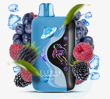 Одноразка ЕльБар GH33000 Pro Blue Razz Ice a-10005 фото